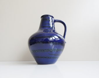 gestreifte Vintage Vase, Dümler und Breiden Keramik