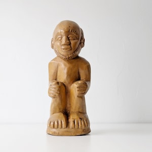 Vintage wooden figure, carved figure