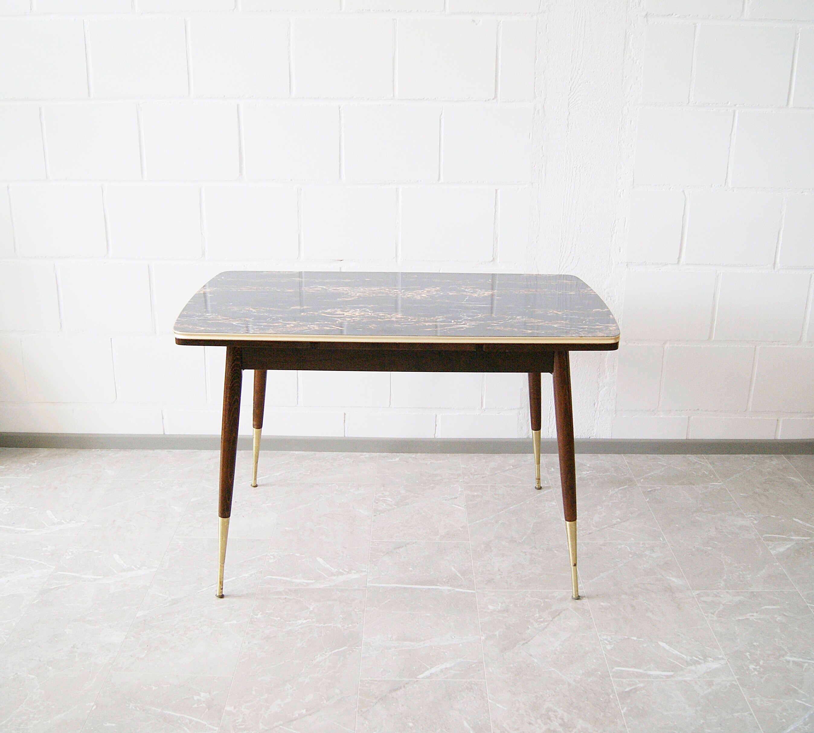 Mid Century Couchtisch Hohenverstellbar Und Erweiterbar Sofatisch Esstisch 50er Tisch