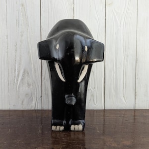Ceramic Elephant Decoration, Animal Sculpture, Plant Stand