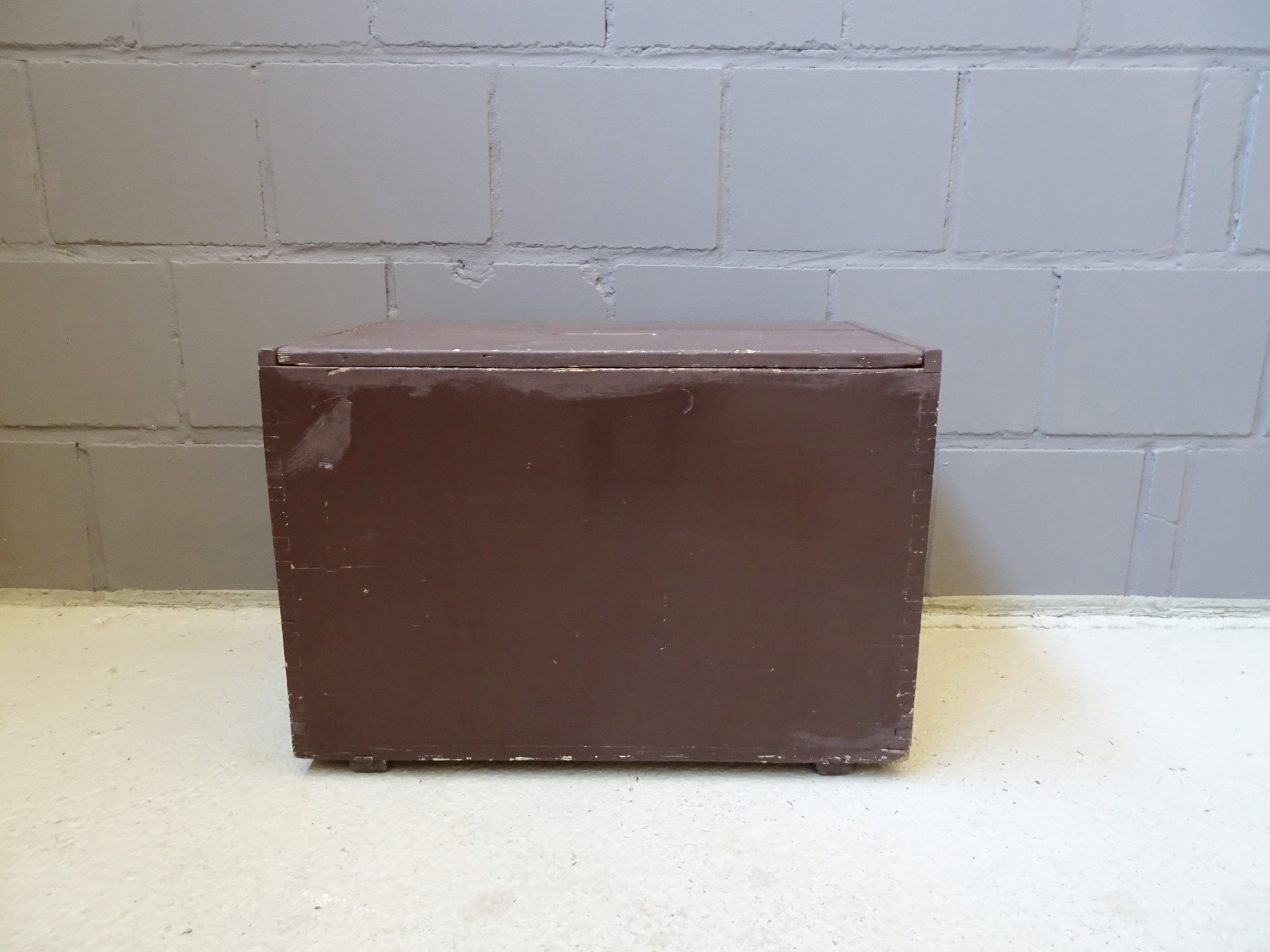 Cofre de madera primitivo con tapa extraíble banco con | Etsy