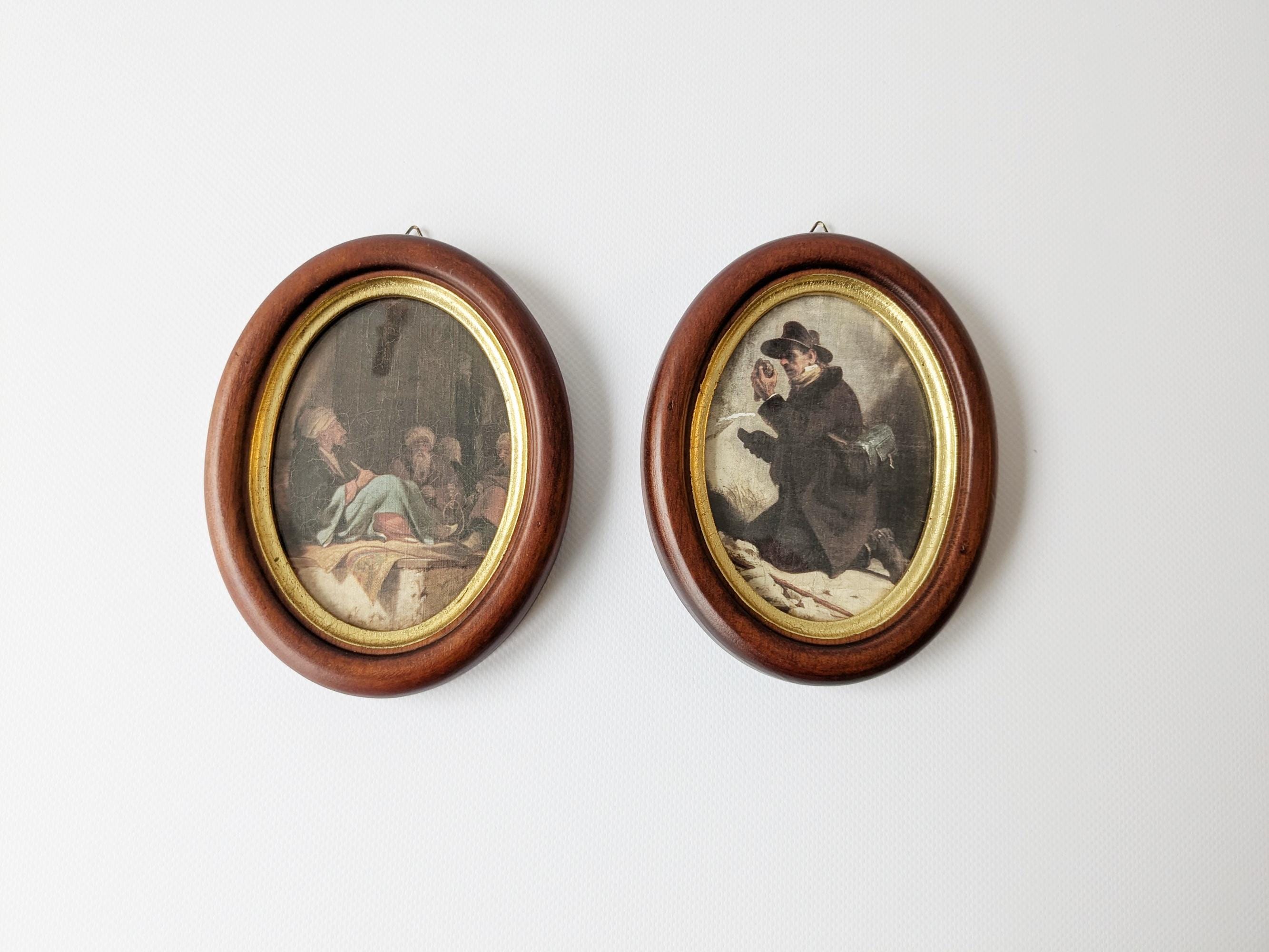3 Vintage-Metall-Bilderrahmen Im Antikbraunen Look – Perfekt Für Kleine Erinnerungsfotos