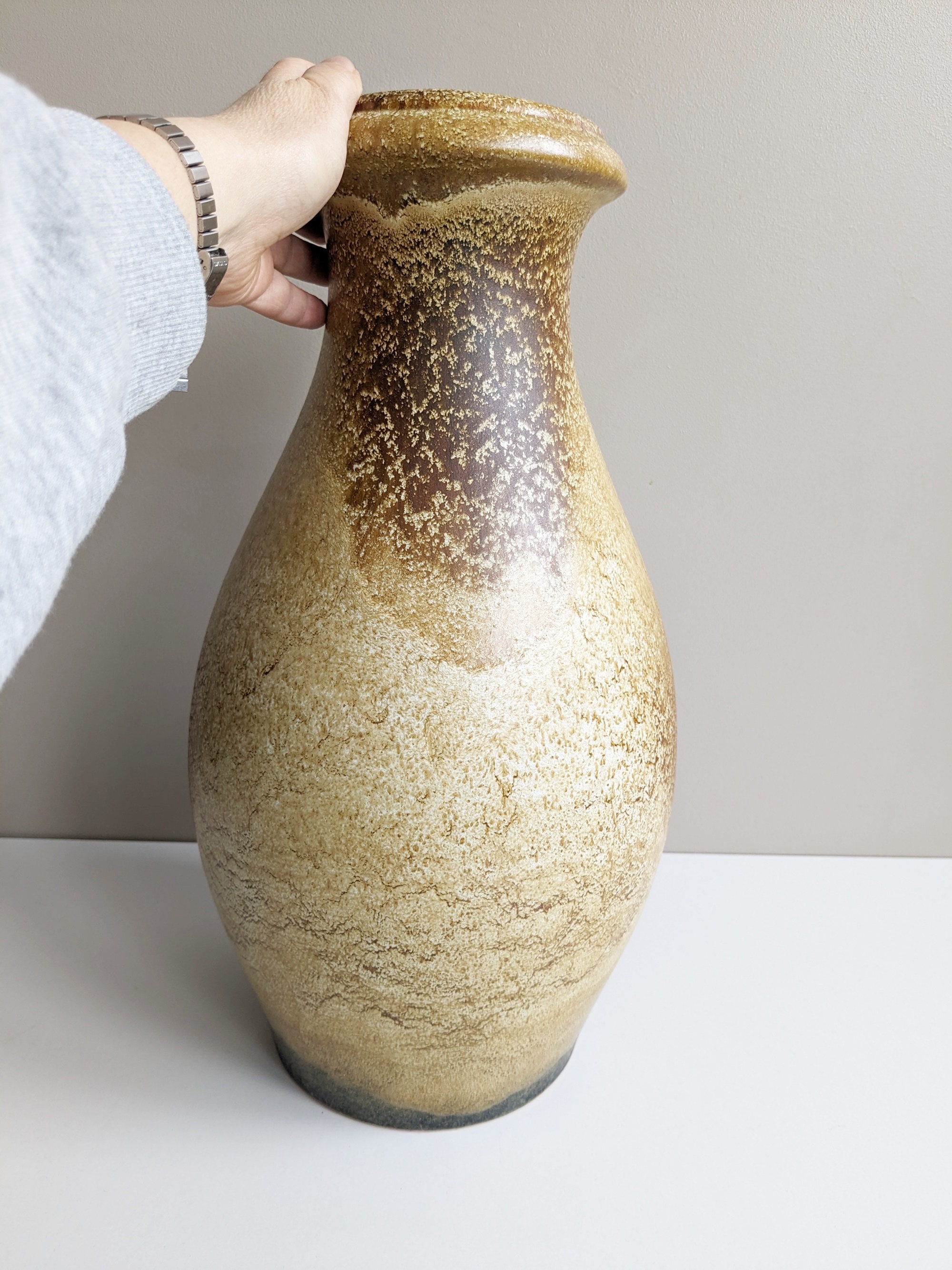 Scheurich／シューリッヒ ヴィンテージ花瓶 西ドイツ ヴィンテージ シューリッヒ ベース ファットラヴァ