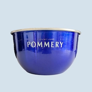 Vintage champagne cooler, Pommery Bowl, large bottle cooler