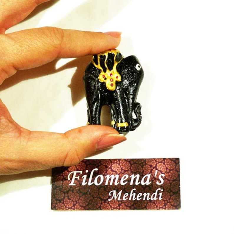 Polymer clay Home fragrances Bohemian Elephant decor Terracotta Yoga Elephant incense Spiritual Indian elephant Incense burner