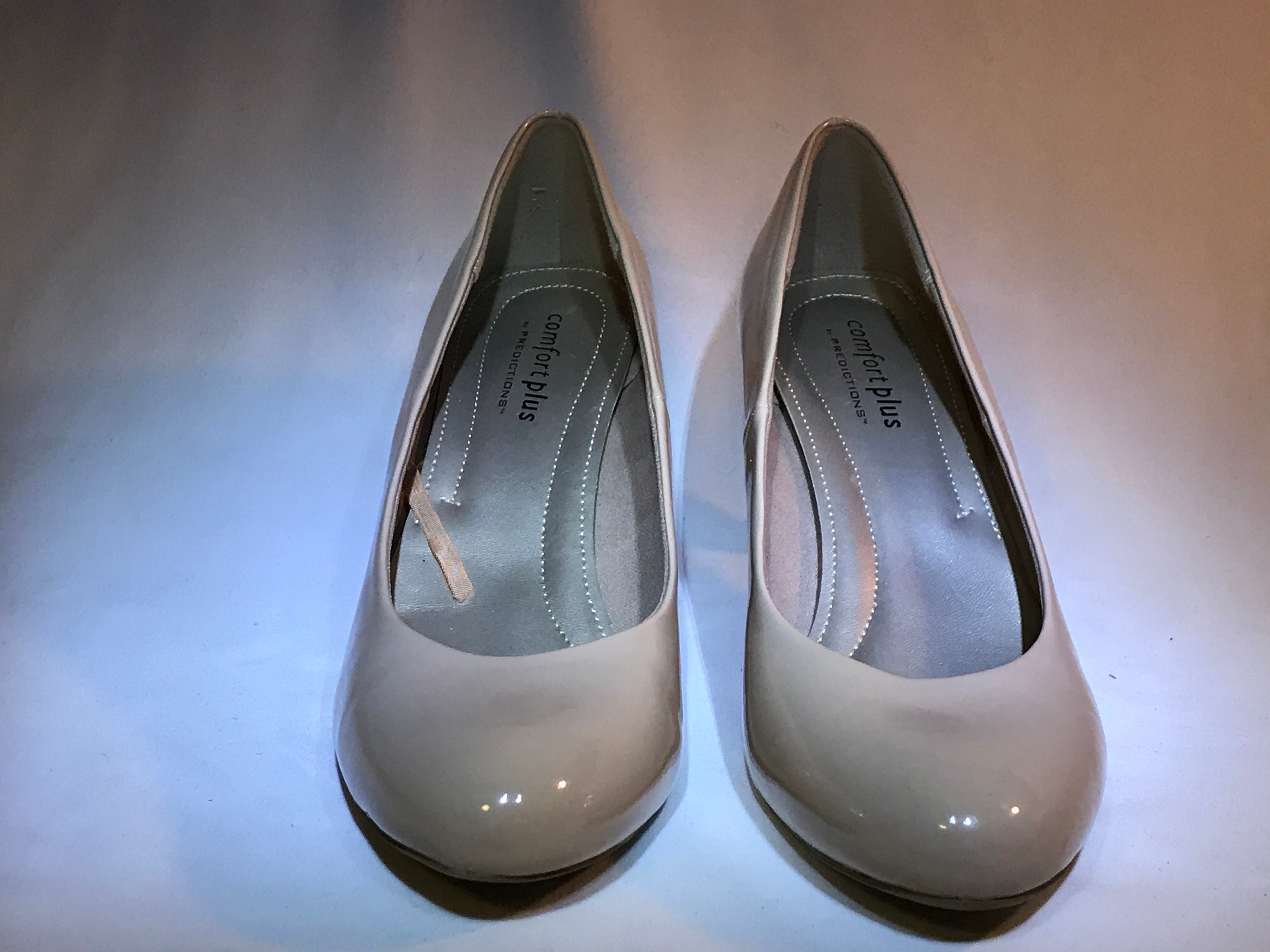 Shoes Comfort Plus by Predictions Taupe Patent Leather Etsy