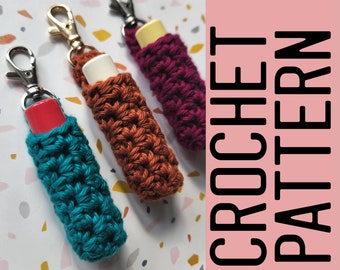 Crochet Pattern - Chapstick Keychain