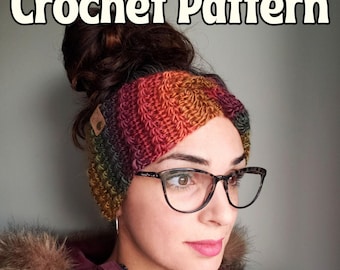 CROCHET PATTERN - Amelia Twisted Earwarmer