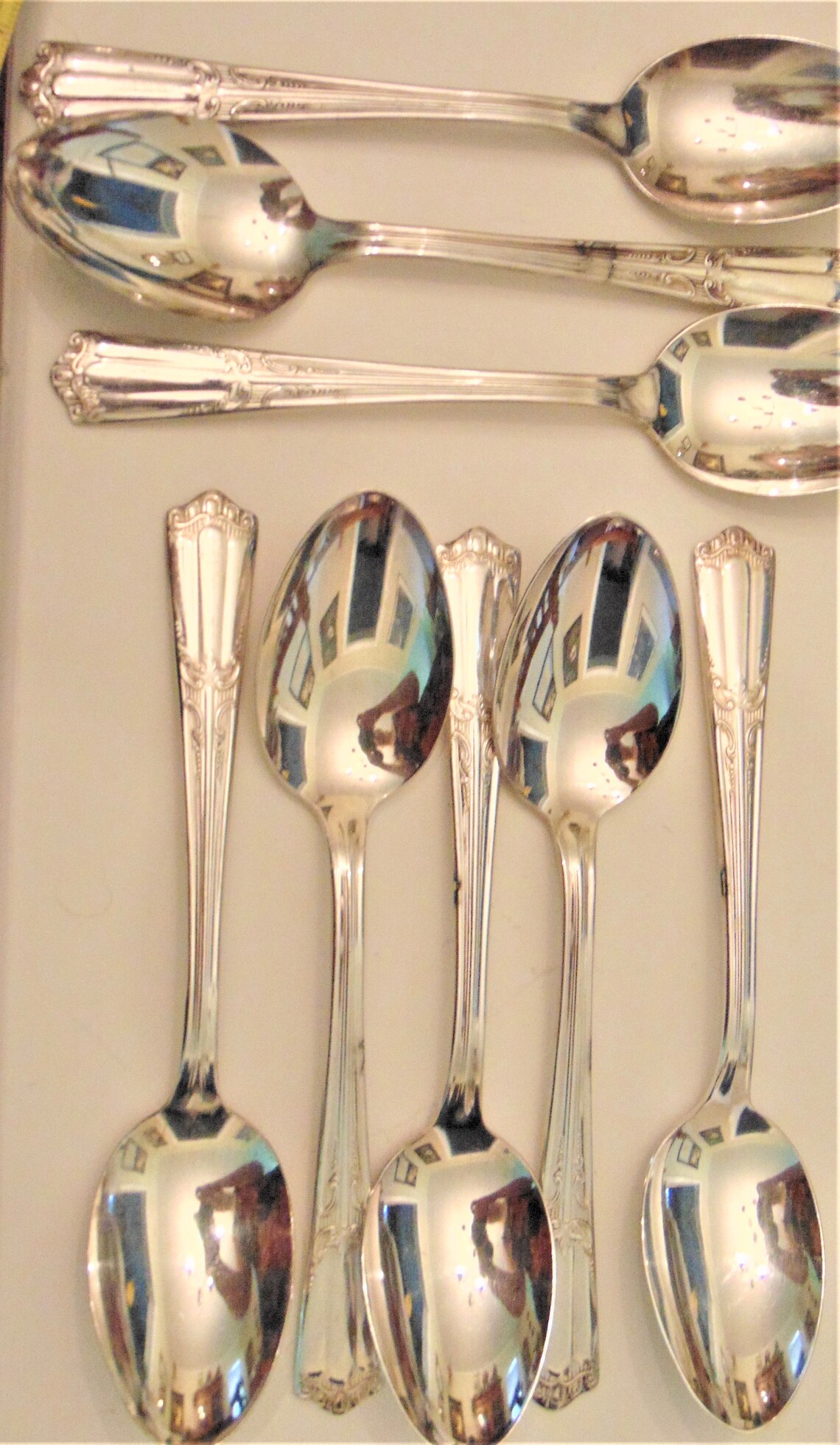 Wallace Silver lenox Silverplate Flatware Set Serving Spoons Etsy