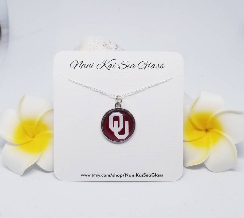 free shipping ncaa jewelry university jewelry Oklahoma Sooners Necklace