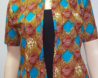 African clothing Blazer ,Ankara jacket, women fashion