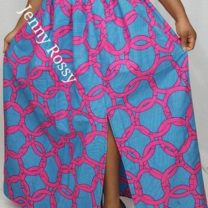 Maxi Skirt, Ankara skirt, African clothing, high waist skirt,African Maxi Skirt,maxi skirts with slits