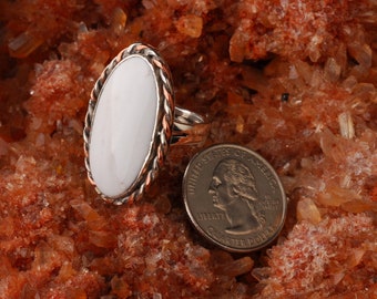 coconut shell stone, sterling silver & copper border
