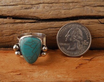 hammered sterling silver, Howelite