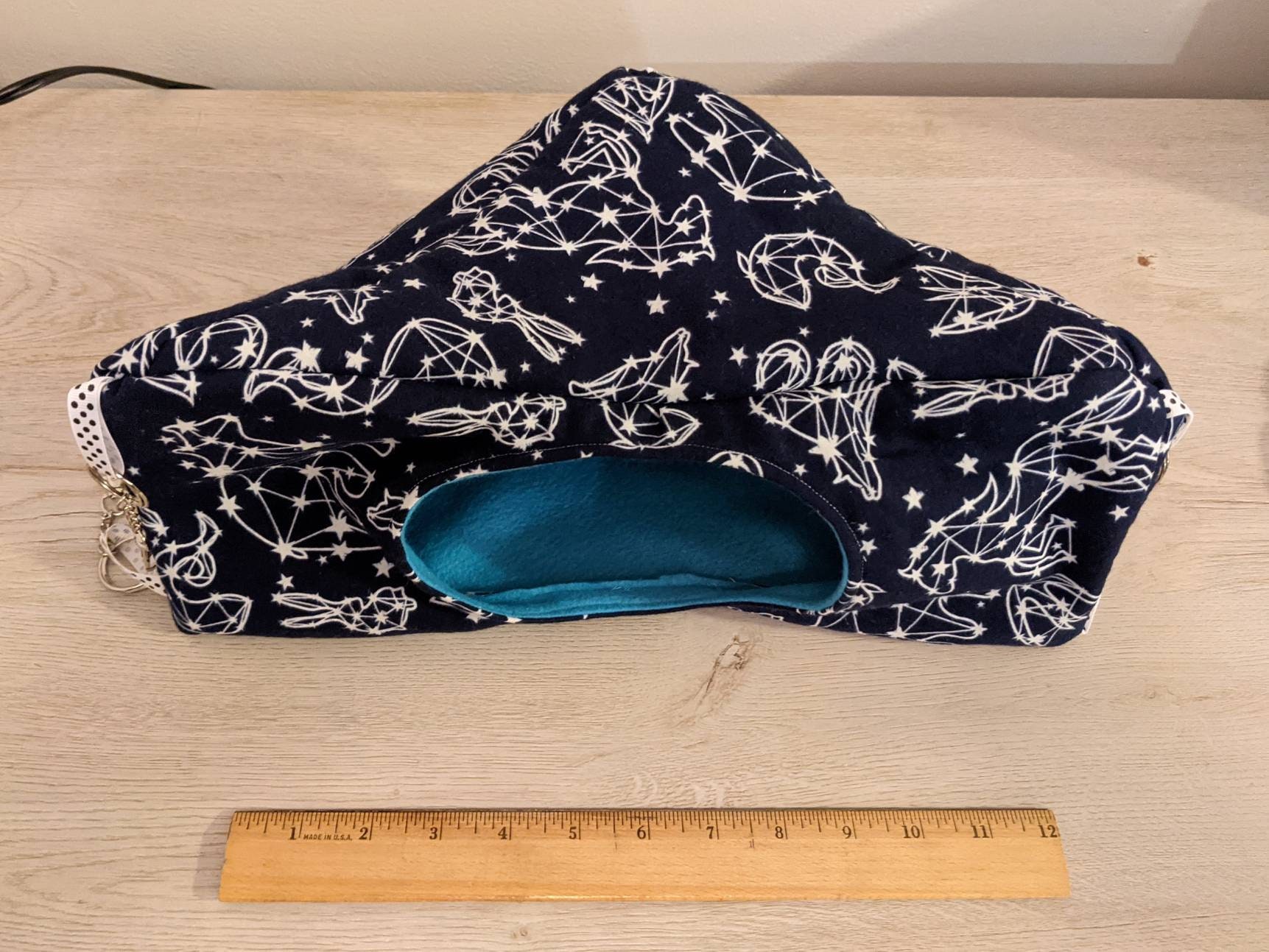 Glow in the Dark Corner Hut Hammock for Rats, Ferrets, Chinchillas, Guinea pigs, Sugar Gliders, Hedhehogs, and other Small Animals