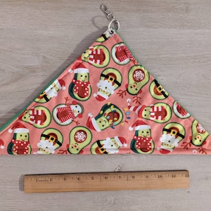Christmas Avocados Hanging Corner Hammock for Rats, Hamsters, Guinea Pigs, Chinchillas, Ferrets, Hedgehogs, and other Small Animals