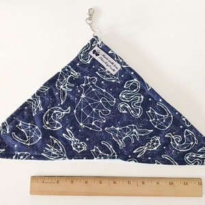Glow in the Dark Animal Constellation Print Hanging Corner Hammock for Rats, Guinea Pigs, Chinchillas, Ferrets, and other Small Animals