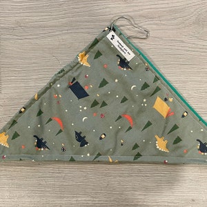 Green Camping Dinosaurs Hanging Corner Hammock for Rats, Hamsters, Guinea Pigs, Chinchillas, Ferrets, Hedgehogs, and other Small Animals