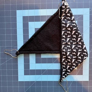 Dog Print Hanging Corner Hammock for Rats, Hamsters, Guinea Pigs, Chinchillas, Ferrets, Hedgehogs, and other Small Animals