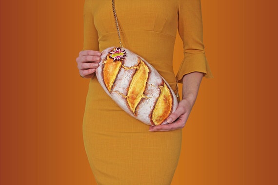 baguette bread purse