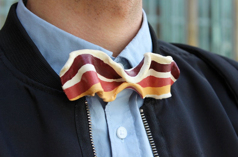 Bacon Bow Tie Bowtie Men Gentleman Food Jewelry Accessories Etsy