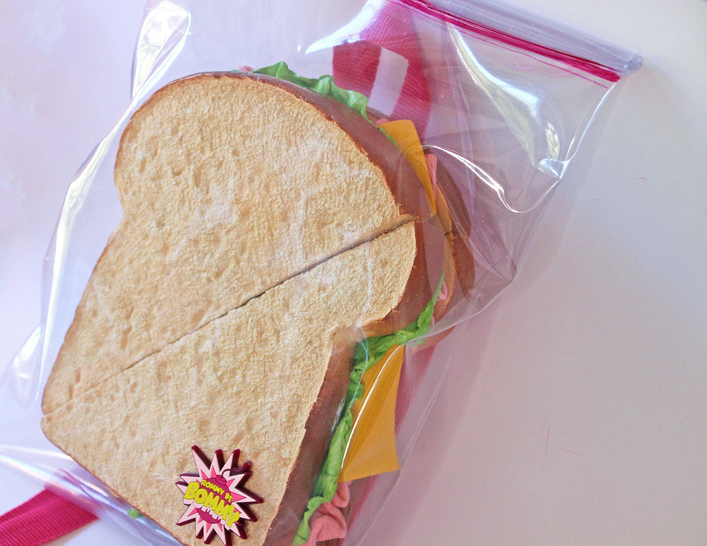 Sandwich in ziplock bag backpack sandwich backpack sandwich Etsy