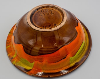 Vintage California Pottery Bowl 4034 4134
