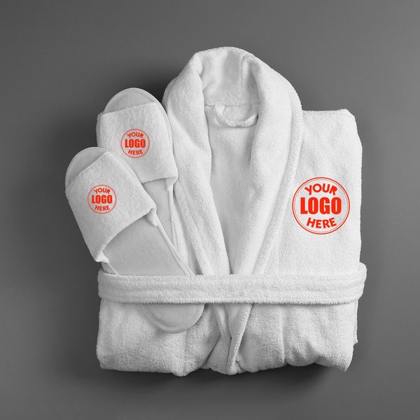 Custom Bathrobe With Logo Etsy
