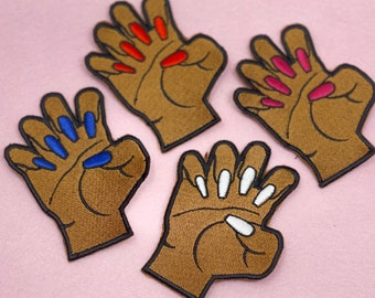 Hand Embroidery Patch | Manicured Nails Iron-On Applique