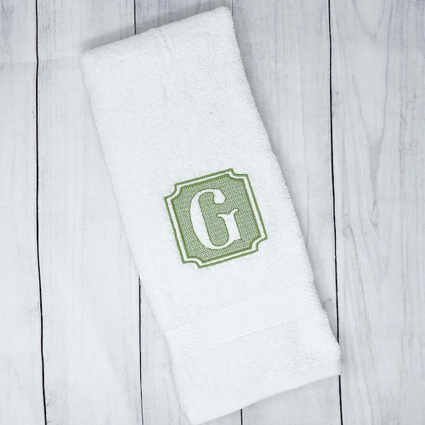 Monogram Hand Towel | Personalized Bathroom Towel | Housewarming Gift | Embroidered Towel | Bathroom Towels | Wedding Gift