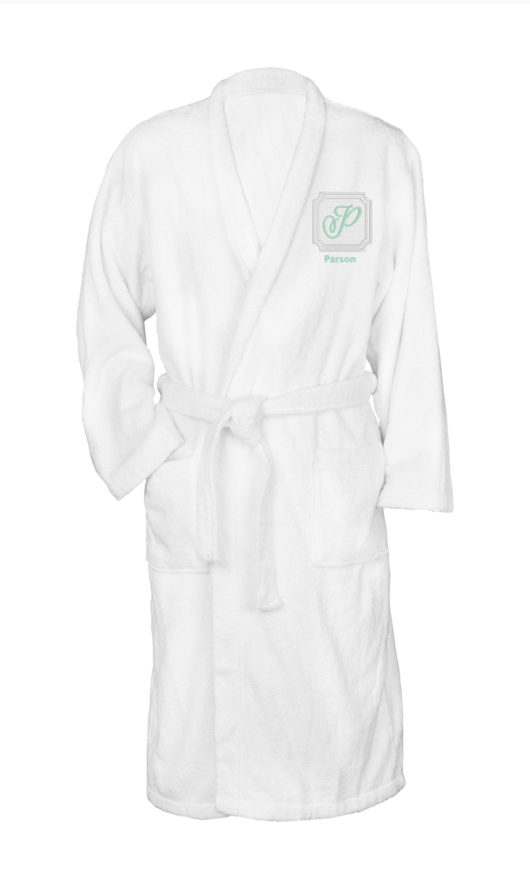 Custom Logo Luxury Bathrobe | Spa Gift | Embroidered Bath Robe | Custom ...