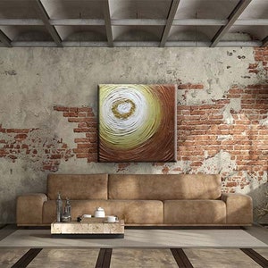 Original Abstract Painting, Large Textured Art, Acrylic Painting, Large Abstract Painting, Ready to Hang Art Heavy Textured Painting by Nata image 7