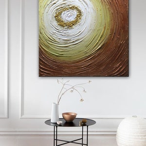 Original Abstract Painting, Large Textured Art, Acrylic Painting, Large Abstract Painting, Ready to Hang Art Heavy Textured Painting by Nata image 6