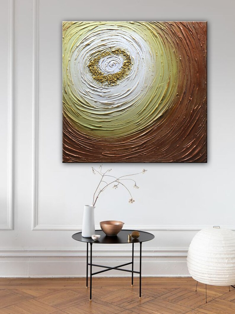 Original Abstract Painting, Large Textured Art, Acrylic Painting, Large Abstract Painting, Ready to Hang Art Heavy Textured Painting by Nata image 6