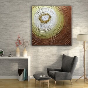 Original Abstract Painting, Large Textured Art, Acrylic Painting, Large Abstract Painting, Ready to Hang Art Heavy Textured Painting by Nata image 4