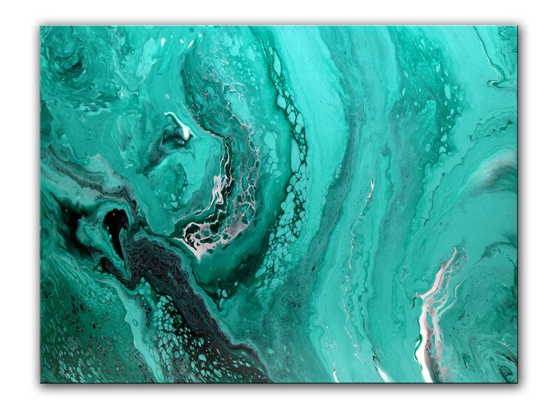 Emerald Extra Large Painting Original Abstract Painting Etsy