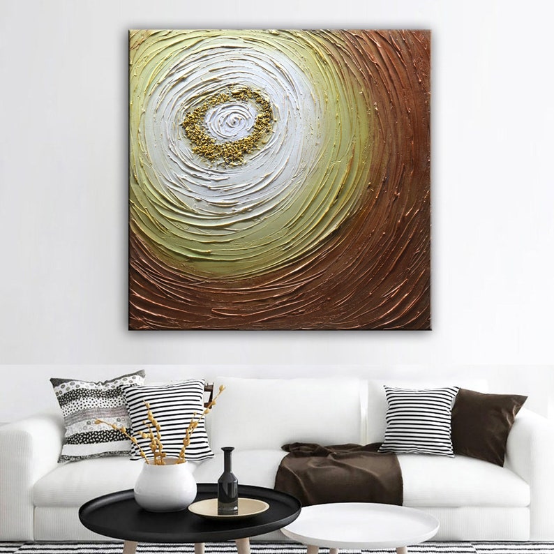 Original Abstract Painting, Large Textured Art, Acrylic Painting, Large Abstract Painting, Ready to Hang Art Heavy Textured Painting by Nata image 5