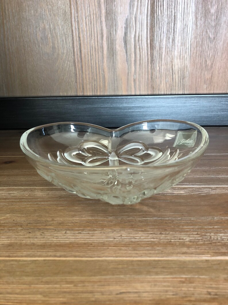 Gorham Crystal Holiday Candy Dish. Free Shipping in USA Etsy