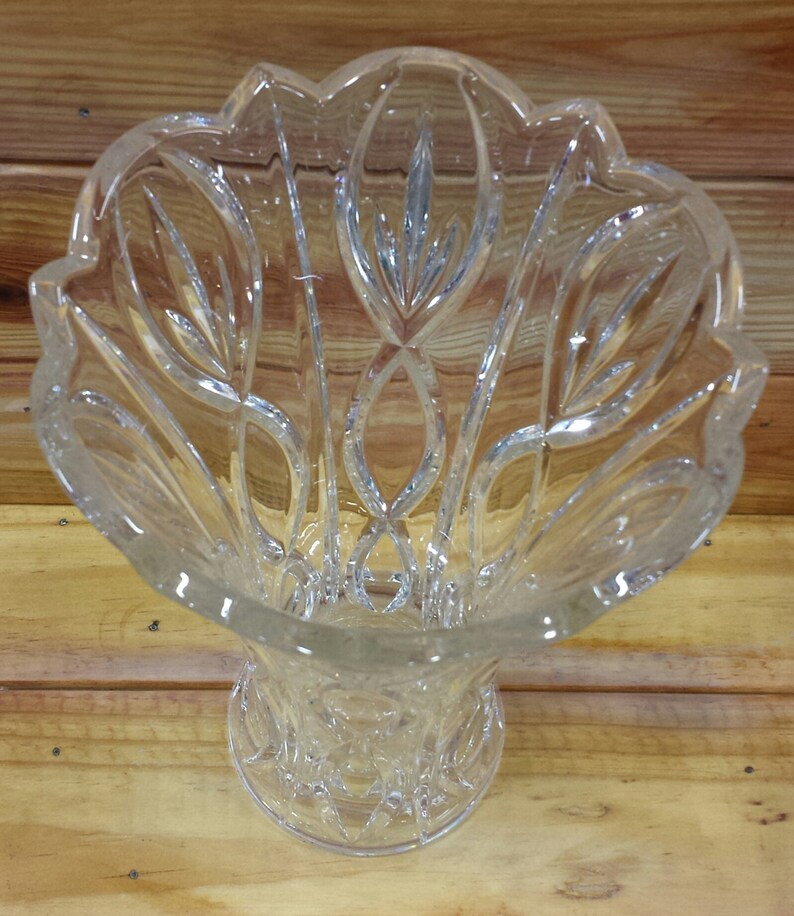 Lenox Crystal Vase 9 Made in Germany Free Shipping in Etsy