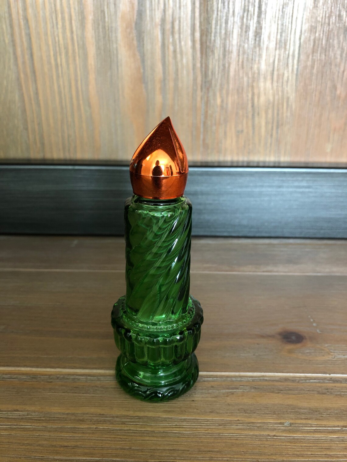 Vintage Avon Christmas Candle Perfume Bottle. Free Shipping in Etsy
