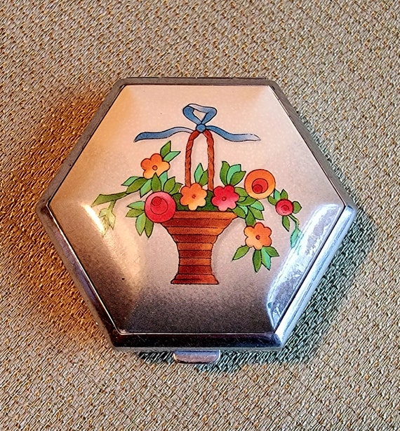 Vintage Houbigant double powder compact