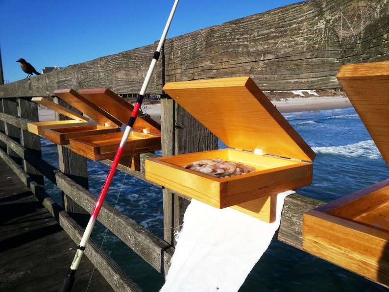 The Pier Bait Box Tackle Box Fishing Pier Fishing Etsy