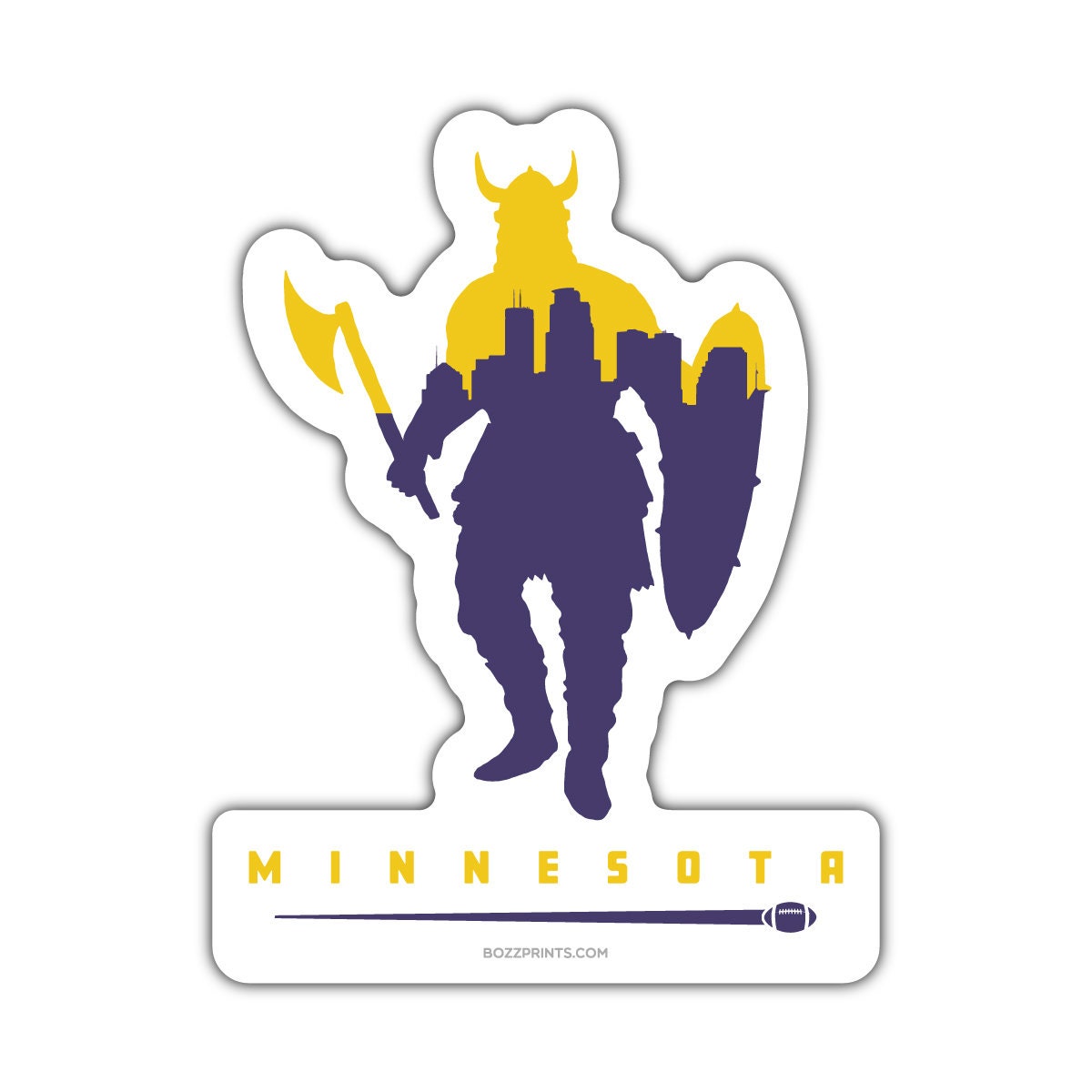 Minnesota Vikings Car Magnets - University of Washington Car Magnet Set -  Game Day Dot Stickers