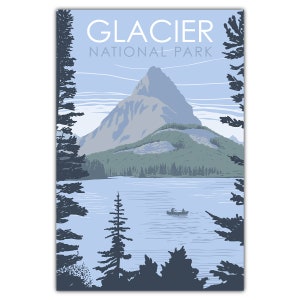 Carte postale Parc national de Glacier Swiftcurrent Lake