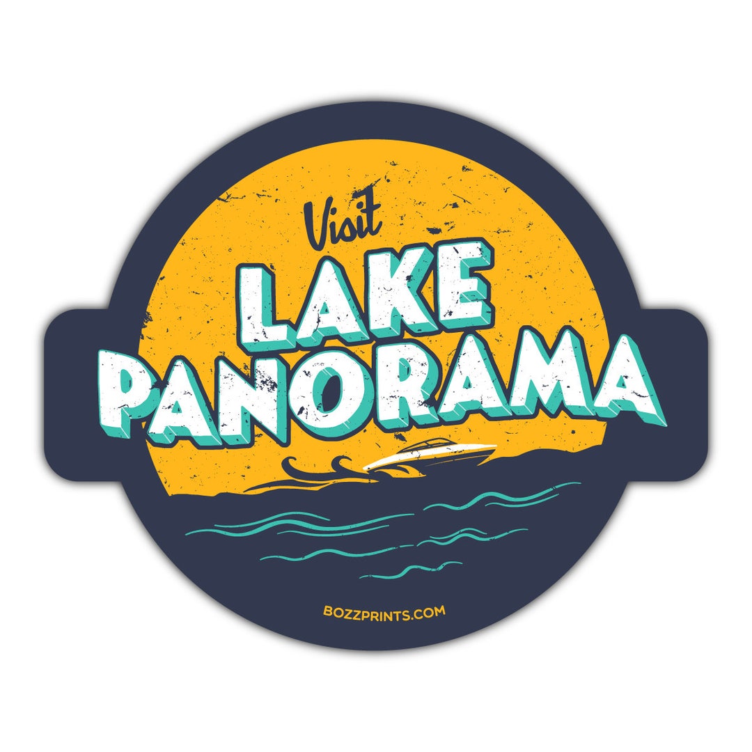 Lake Pyramid Sticker Visit Lake Panorama Sticker - Etsy