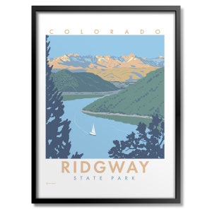 Impresión de Ridgway - Parque estatal de Colorado