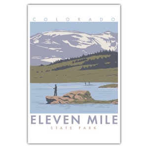 Carte postale Eleven Mile - Parc d'État du Colorado