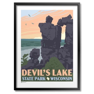 Devil's Lake State Park Print