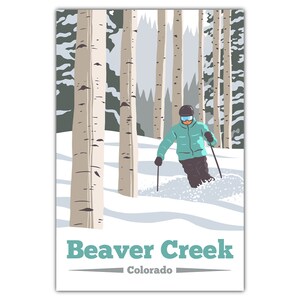 Carte postale Ski Beaver Creek