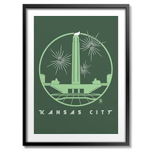 Kansas City Liberty Icon Print